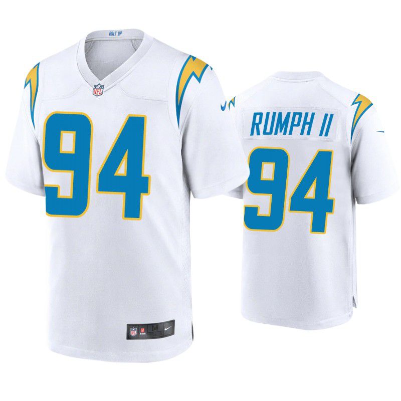 Men Los Angeles Chargers #94 Chris Rumph II Nike White Game NFL Jersey->los angeles chargers->NFL Jersey